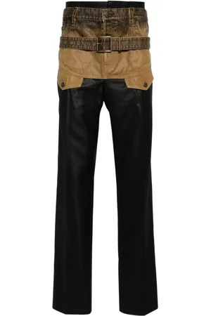Acne Studios Panelled straight-leg trousers