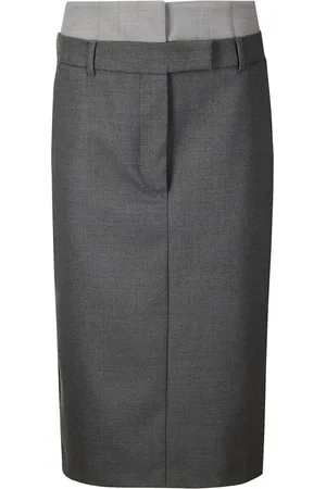 Sportmax Tailored midi skirt