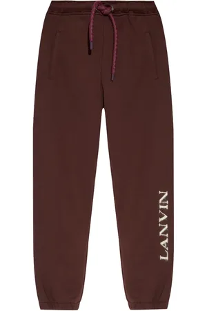 Lanvin Logo-embroidered track pants