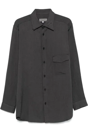 YOHJI YAMAMOTO Herringbone-pattern shirt