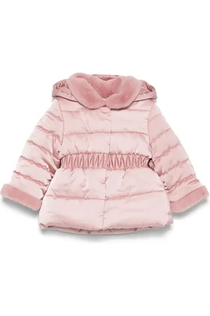 Abel & Lula Faux-fur collar puffer jacket