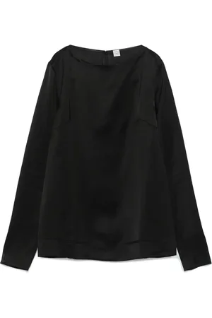 Totême Long-sleeve satin top