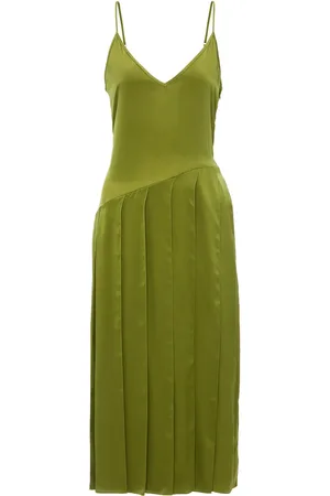 J.W.Anderson Ribbon-panel midi dress