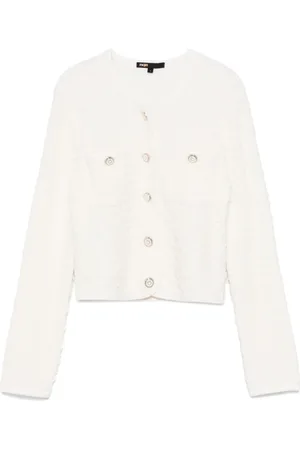 Maje Diamond-pattern cardigan