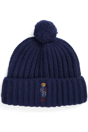 Ralph Lauren Bear Pom-Pom beanie hat