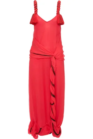 J.W.Anderson Tassel-strap twisted dress