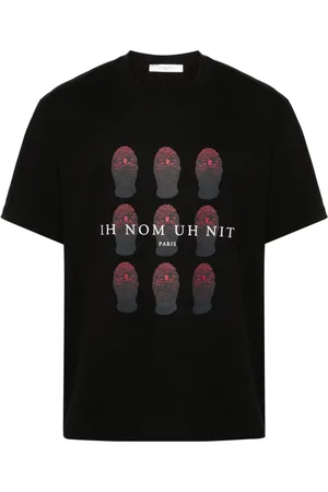 Ih Nom Uh Nit Red Masks-print T-shirt