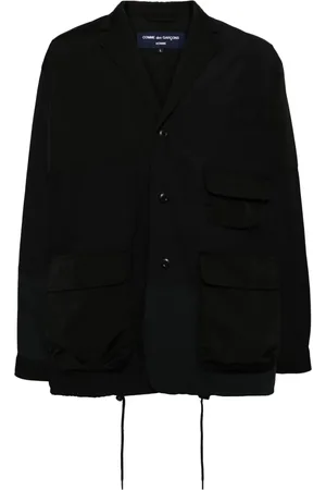 Comme des Garçons Patchwork cotton-blend blazer