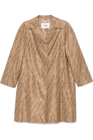 Fendi FF-printed coat