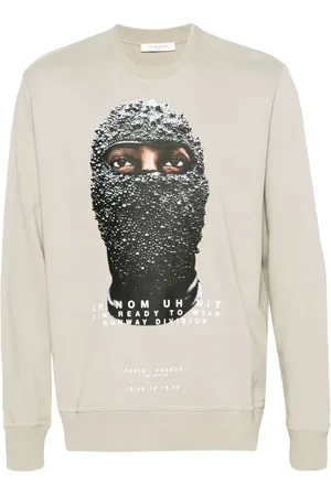 Ih Nom Uh Nit Black Mask-print sweatshirt