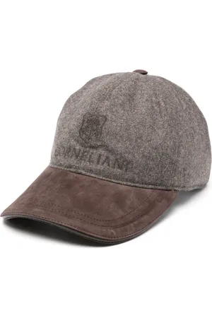 corneliani Logo-embroidered cap