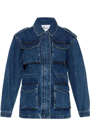 Self-Portrait Multiple-pockets denim jacket