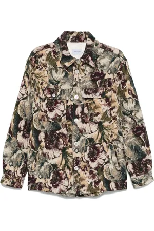 Family First Floral-jacquard jacket