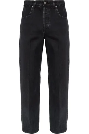 Lanvin Logo-embossed jeans