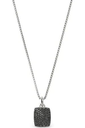 John Hardy Sterling Tag sapphire necklace