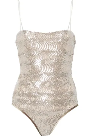 FORTE FORTE Sequinned sleeveless bodysuit
