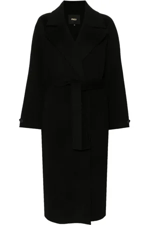 Maje Long belted coat