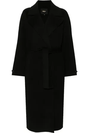 Maje Long belted coat
