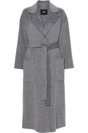 Maje Belted double-faced coat