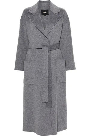 Maje Belted double-faced coat