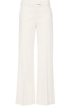 Patrizia Pepe Low-rise twill trousers
