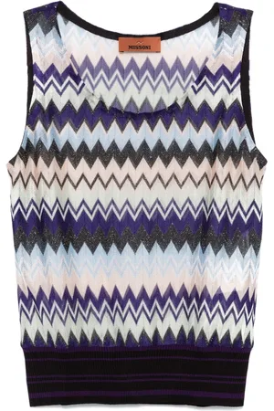 Missoni Chevron-knit top