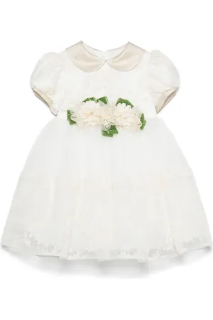 COLORICHIARI Floral-embroidered dress