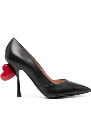 Moschino 95mm heart-motif pumps