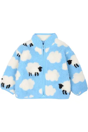 Stella McCartney Sheep-print fleece jacket