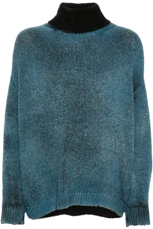 AVANT TOI Contrasting-neck sweater