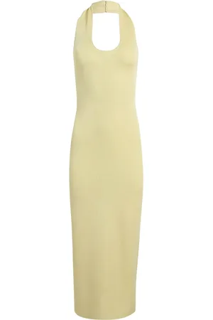 Khaite Coraline halterneck midi dress