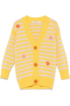 PHILOSOPHY DI LORENZO SERAFINI Floral-appliqué cardigan