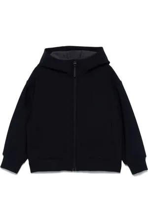 Il gufo Jersey zip-up hoodie
