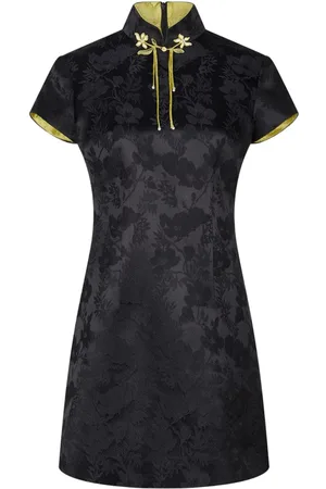 SHANGHAI TANG Jacquard quipao