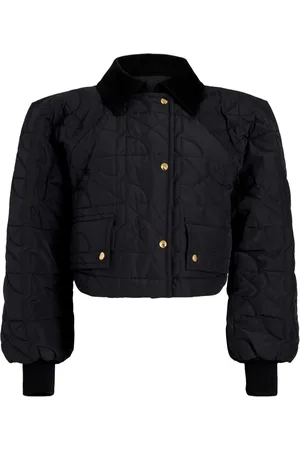 Patou Cropped quilted bomber jacket