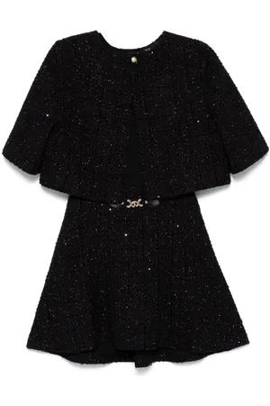 Maje Layered tweed mini dress