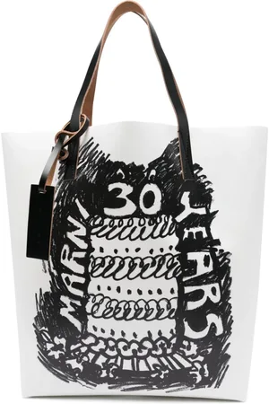 Marni Logo-print tote bag