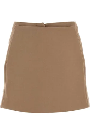 Fendi Cappuccino wool pant-skirt