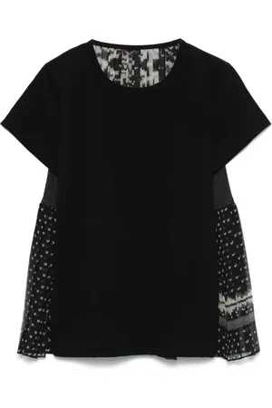 SACAI Mix-print T-shirt