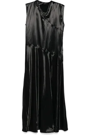 Jil Sander Satin midi dress