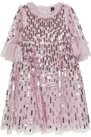 Needle & Thread Sequin-embellished dress