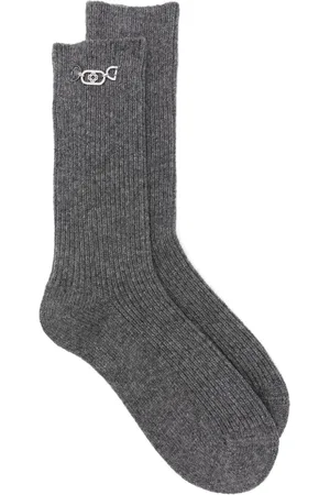 Maje Logo-applique socks