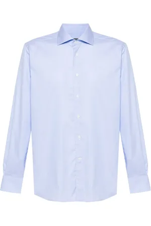corneliani Mini-checked shirt