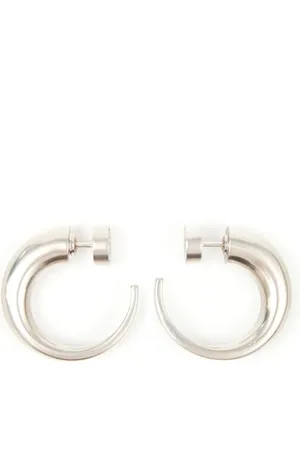 Maison Margiela Round-flat big hoop earrings
