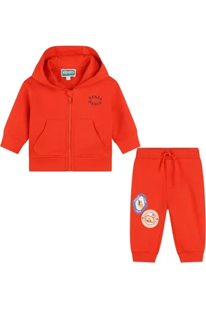 Kenzo Logo-print organic cotton tracksuit