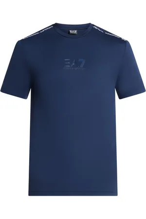 EA7 Logo-embossed T-shirt
