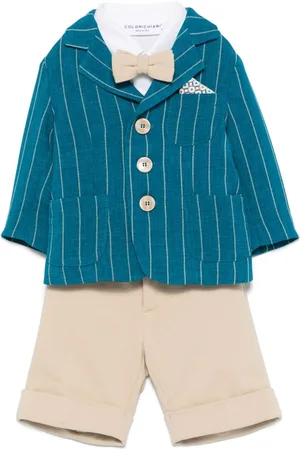 COLORICHIARI Single-breasted trousers set