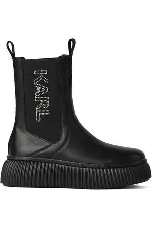Karl Lagerfeld Kreeper leather boots