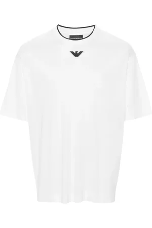 Emporio Armani Logo-embroidered T-shirt
