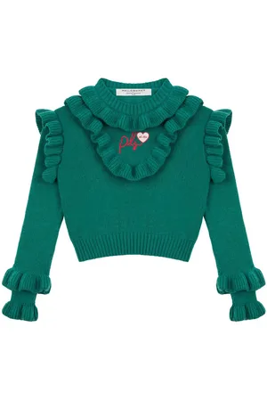 PHILOSOPHY DI LORENZO SERAFINI Logo-embroidered knit top